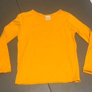 Hanna Andersson Bright Yellow Long Sleeve Tee